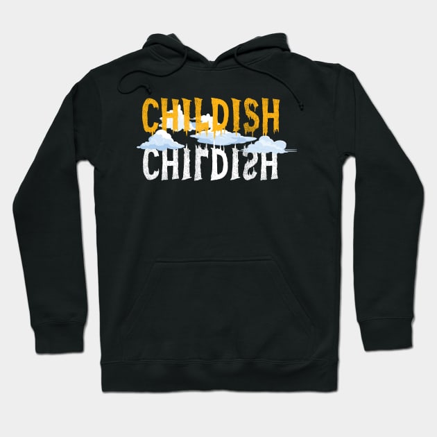 Black childish hoodie tgf sale